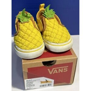 Vans Toddler Pineapple Slip-On V‎ Sneaker size 4.5 Toddler